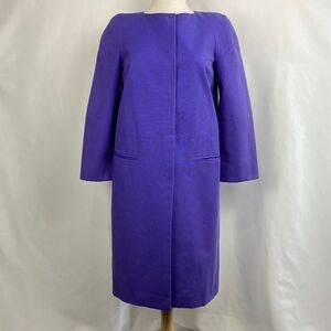 Emilio Pucci Purple Silk Cotton Blend Spring Jacket